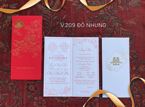 Wedding invitation printing