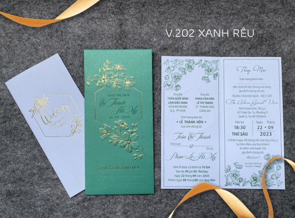 Wedding invitation printing