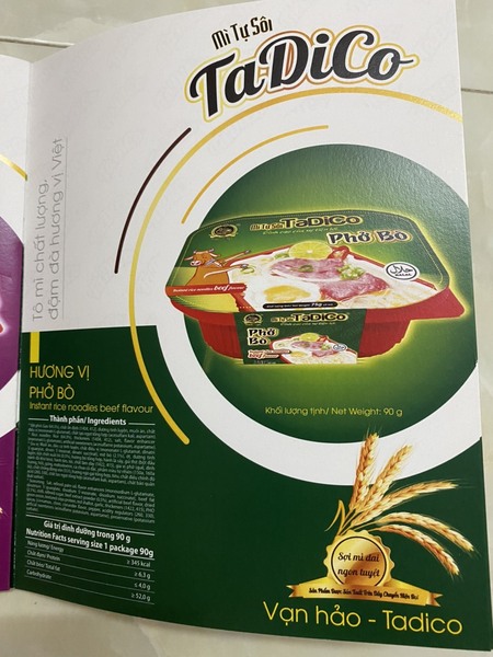 TaDiCo instant noodles