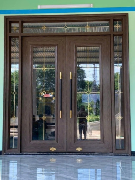 Aluminum glass doors