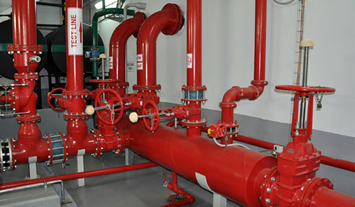 Fire protection system installation