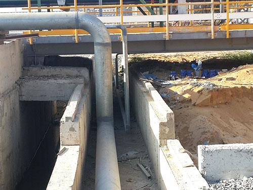 installation of water supply and drainage system