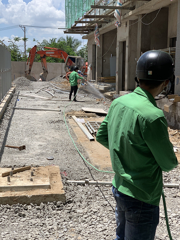 Termite prevention for construction works