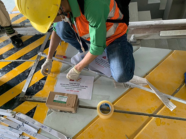 Termite prevention for construction works
