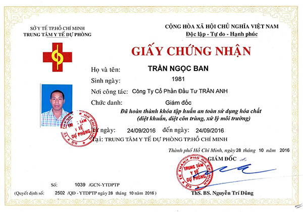 Certification