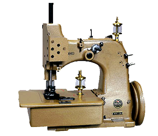 Bag over edging machine head
