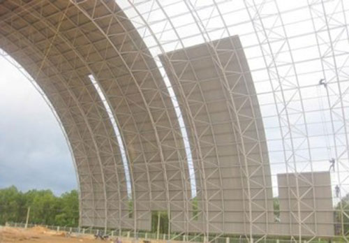 Steel structure space frame