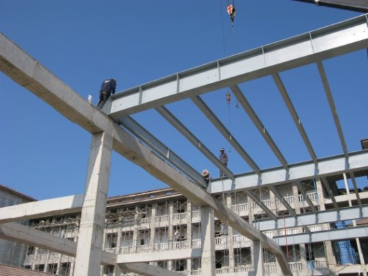 Fabrication and installation of steel structure