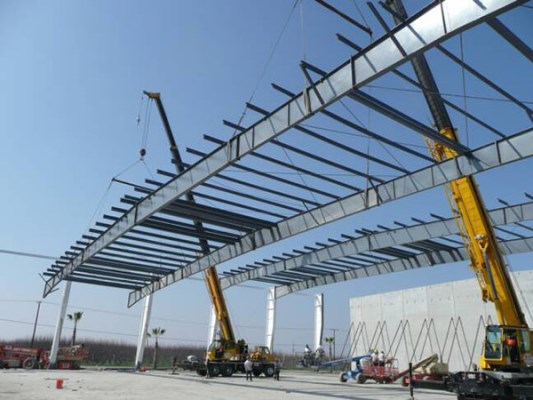 Fabrication and installation of steel structure