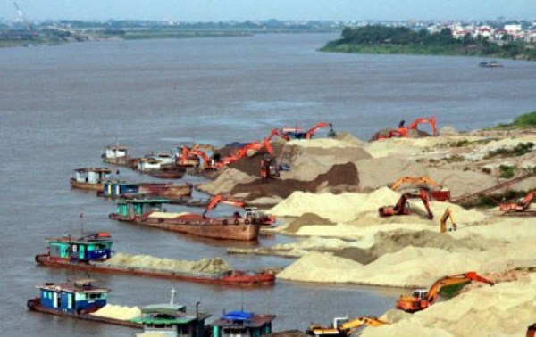 Sand mining