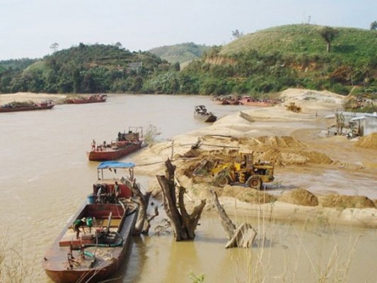 Sand mining