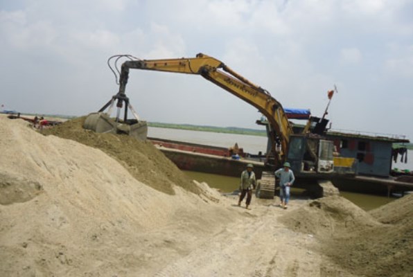 Sand mining