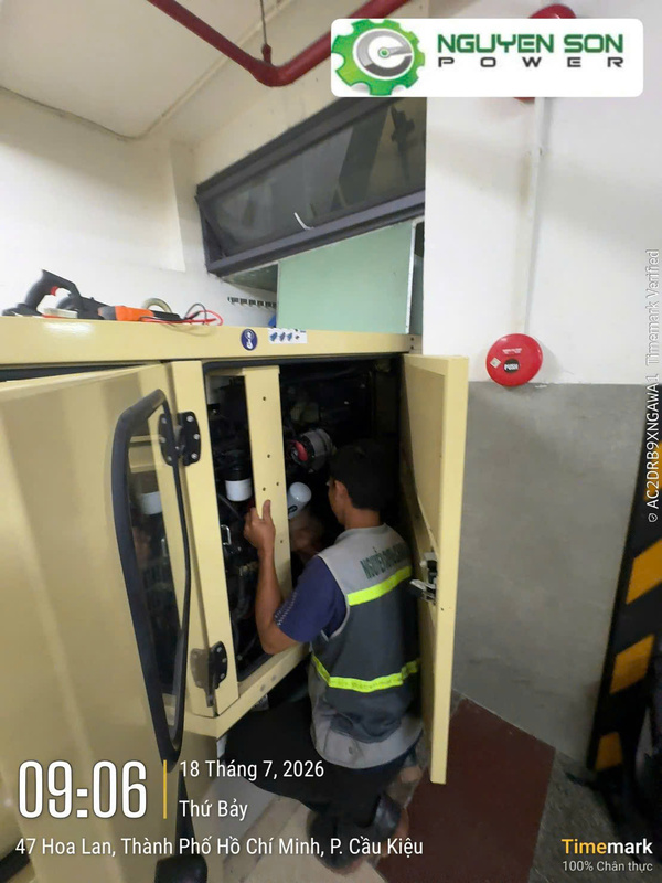 Image of machinery installation