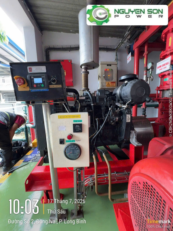 Image of machinery installation
