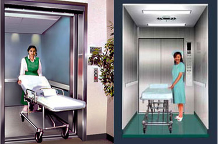 Hospital bed elevator