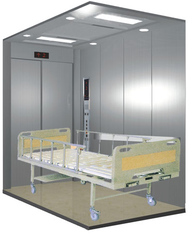 Hospital bed elevator