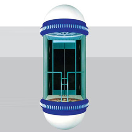 Glass elevator