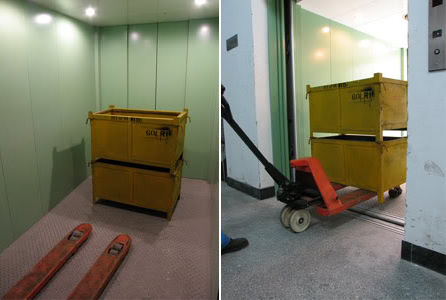 Freight elevator