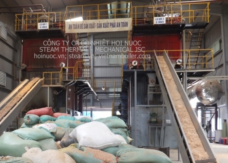 Biomass fired boiler