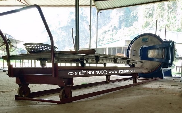 Autoclaves for coalize bamboo