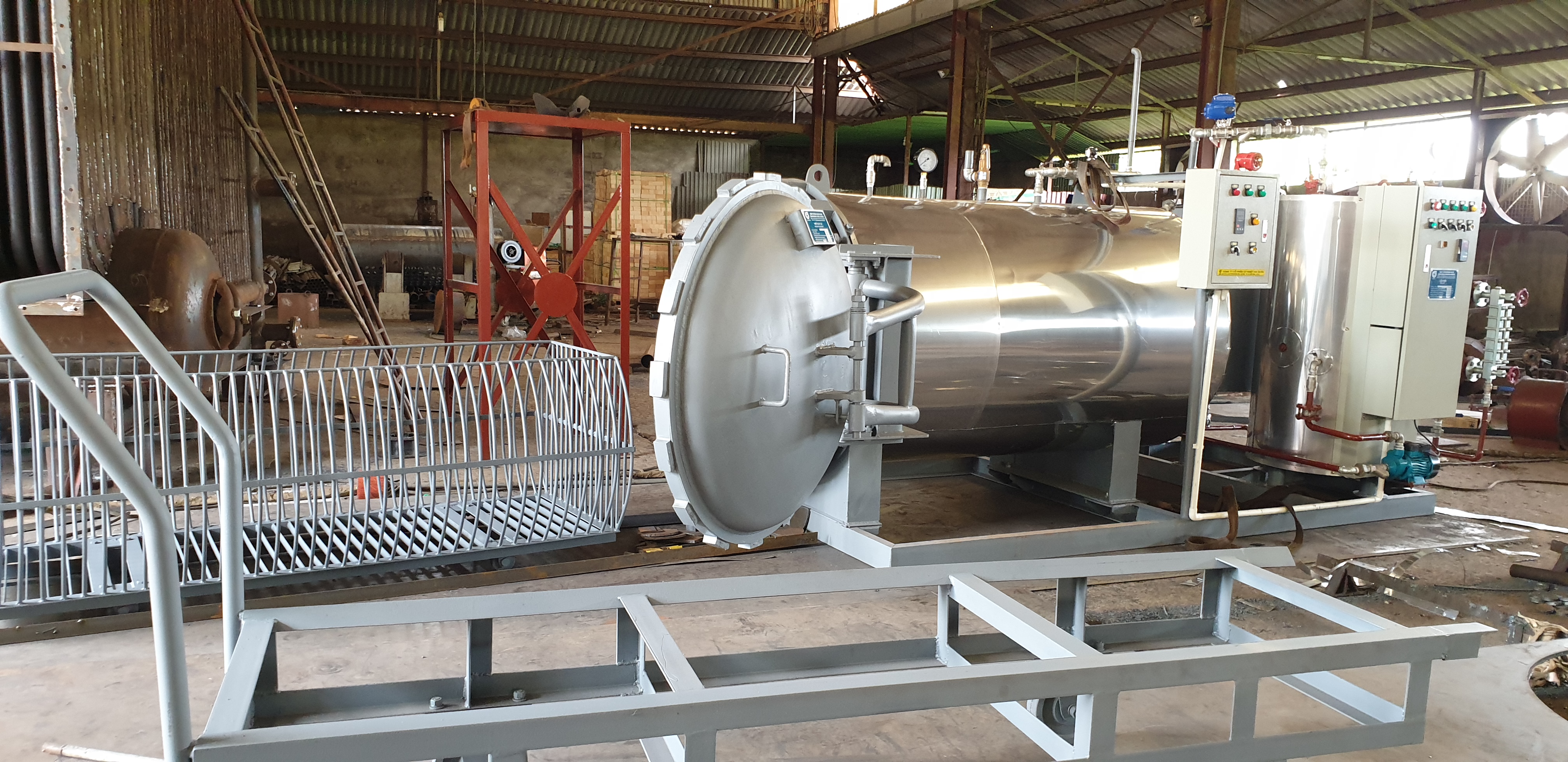Pasteurization autoclaves