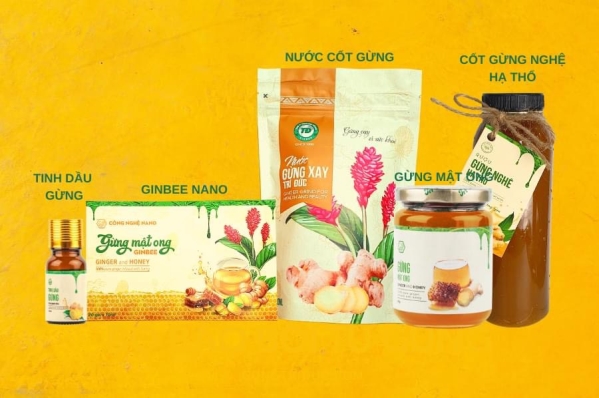 Combo products from ginger