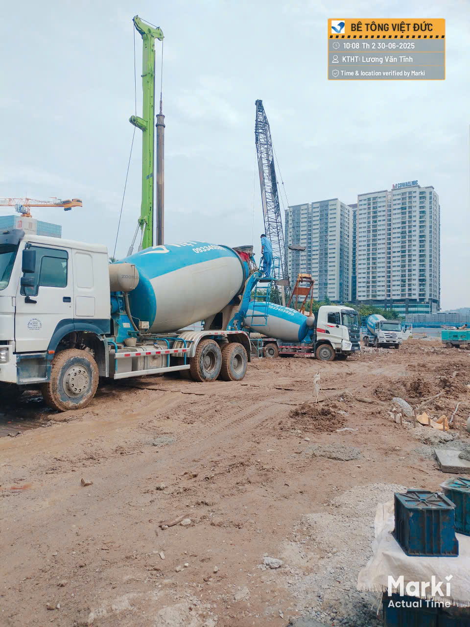Construction Images of Viet Duc Concrete Projects