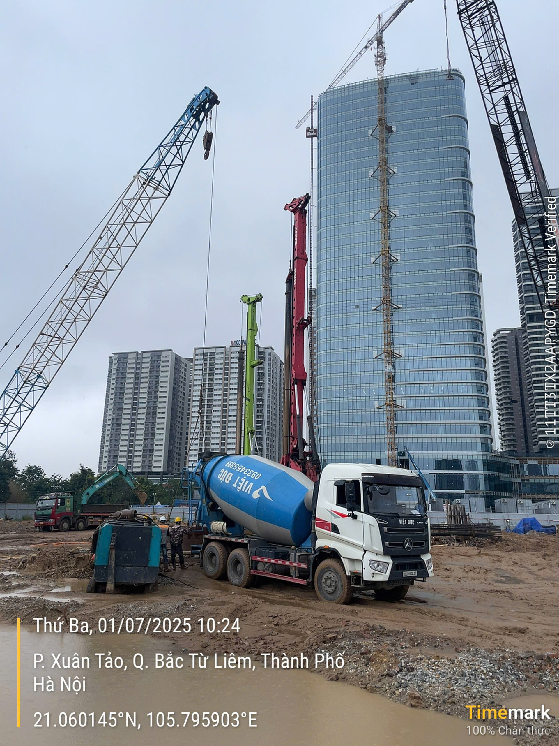 Construction Images of Viet Duc Concrete Projects