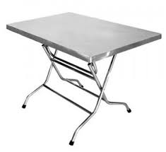 Stainless steel table