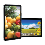 Wall-mounted advertising display