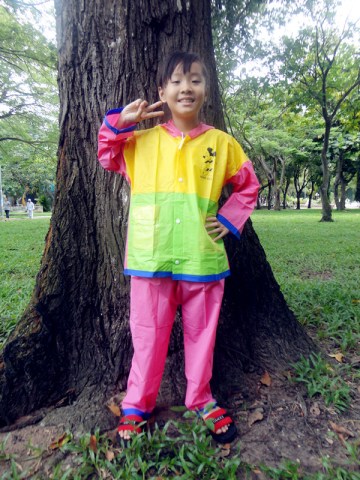 Kid raincoat set