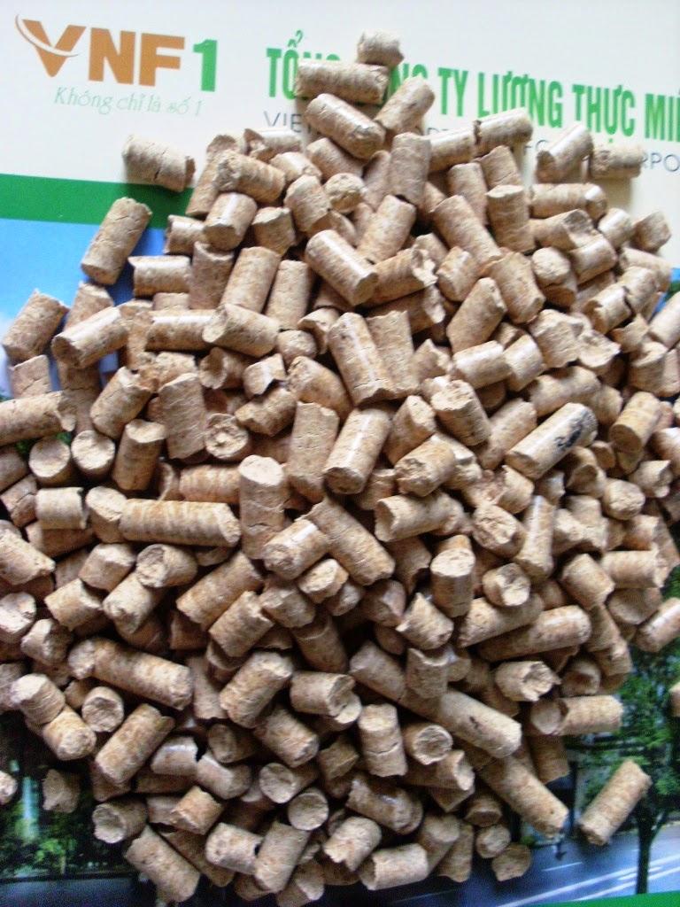 Rice husk pellets