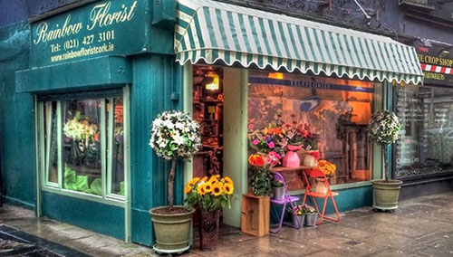 Interior design flower shop