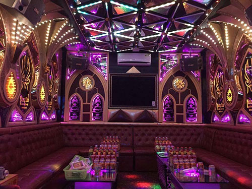 Interior design of the bar