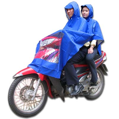 Couple raincoat