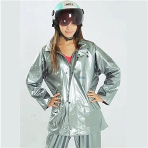 2-layer plastic raincoat set