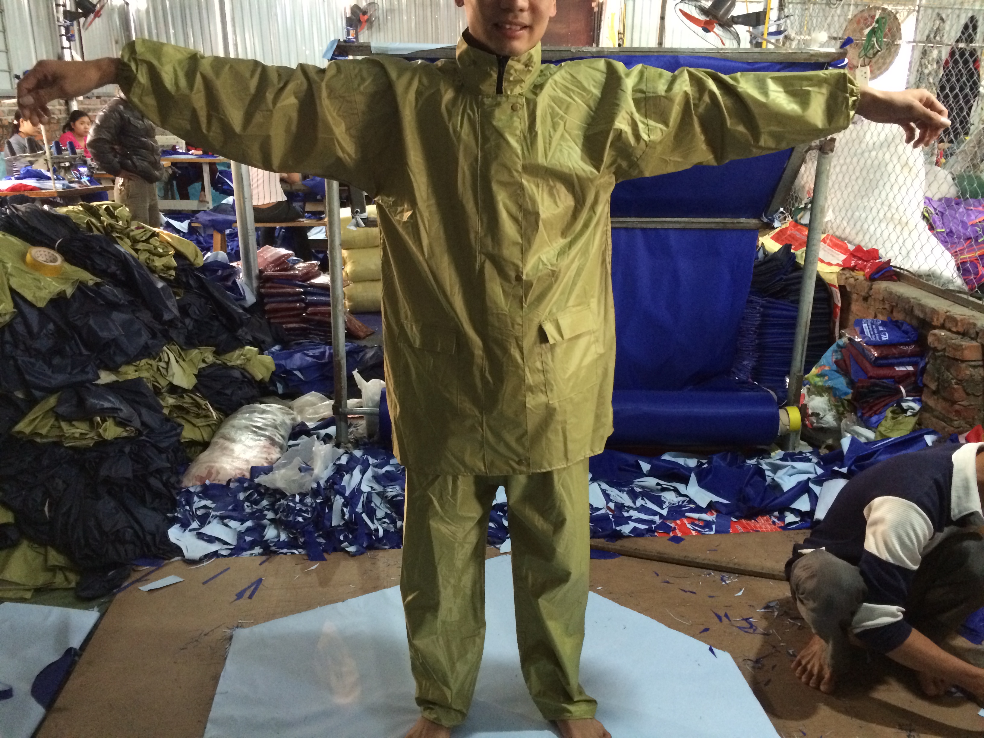 Super light raincoat set