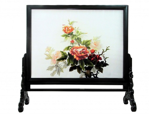 2-sided embroidered picture