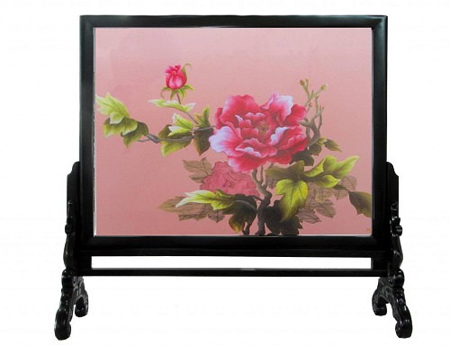2-sided embroidered picture