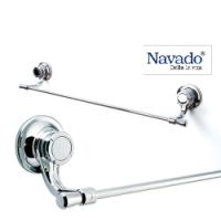 Vacuum suction stainless steel towel rack