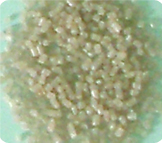 Clear white HDPE pellet