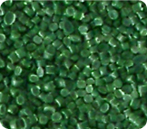 Green HDPE pellet
