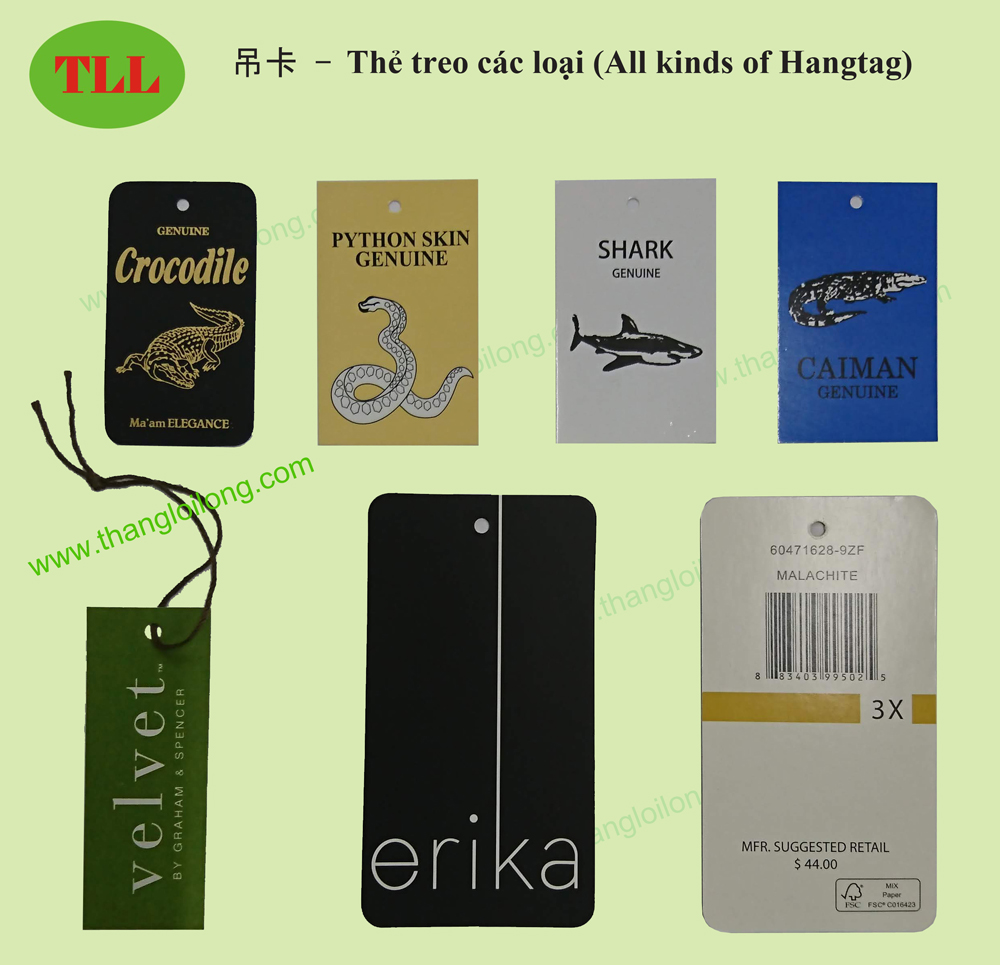 Hang tags printing