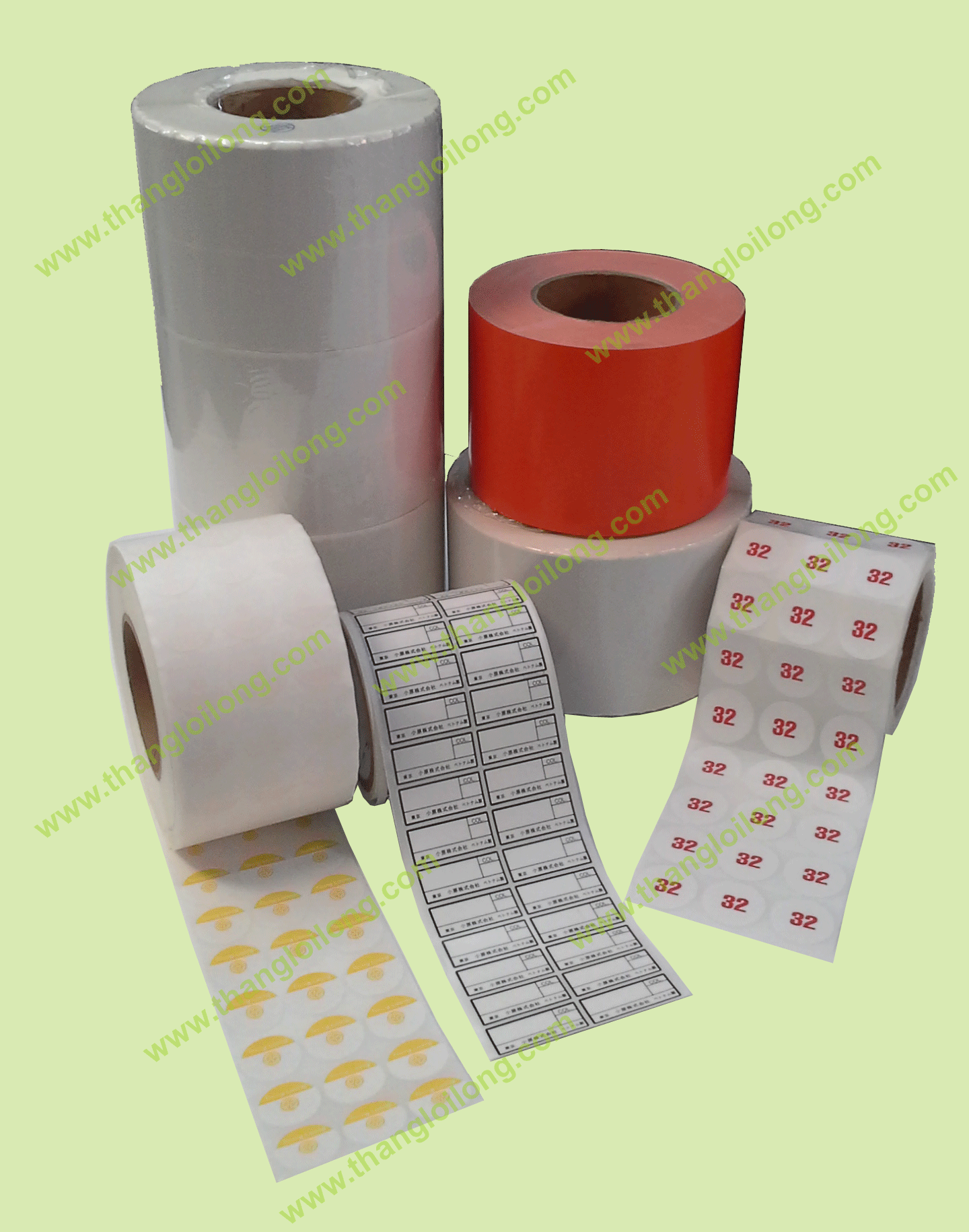 Roll decal label
