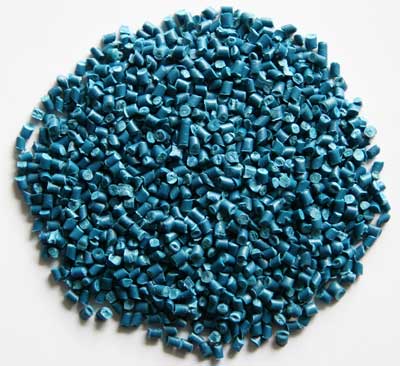 Blue PP pellets