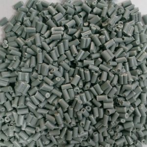 Gray PP recycled plastic pellets