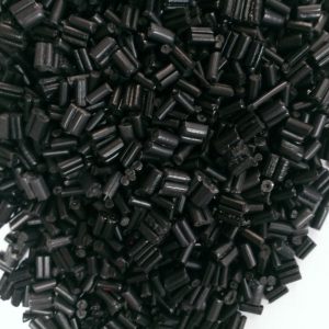 Black PP recycled plastic pellets