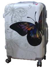 Plastic suitcase