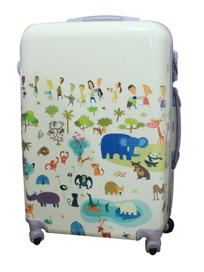 Plastic suitcase
