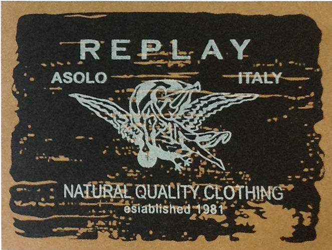Replay jean label